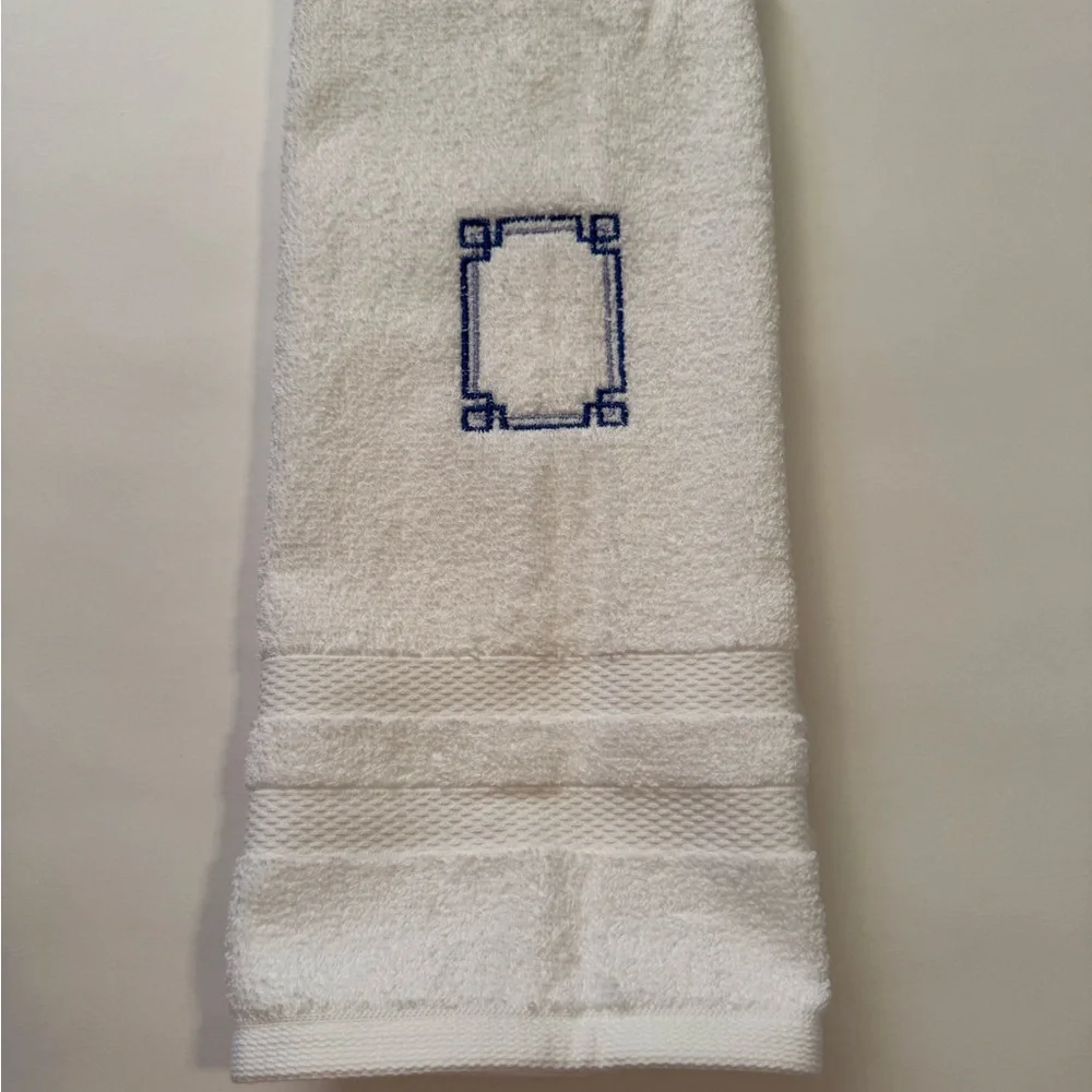 Mahjong Soap White Bath Hand Towel Mahj Decor Hostess Gift NEW Made to order